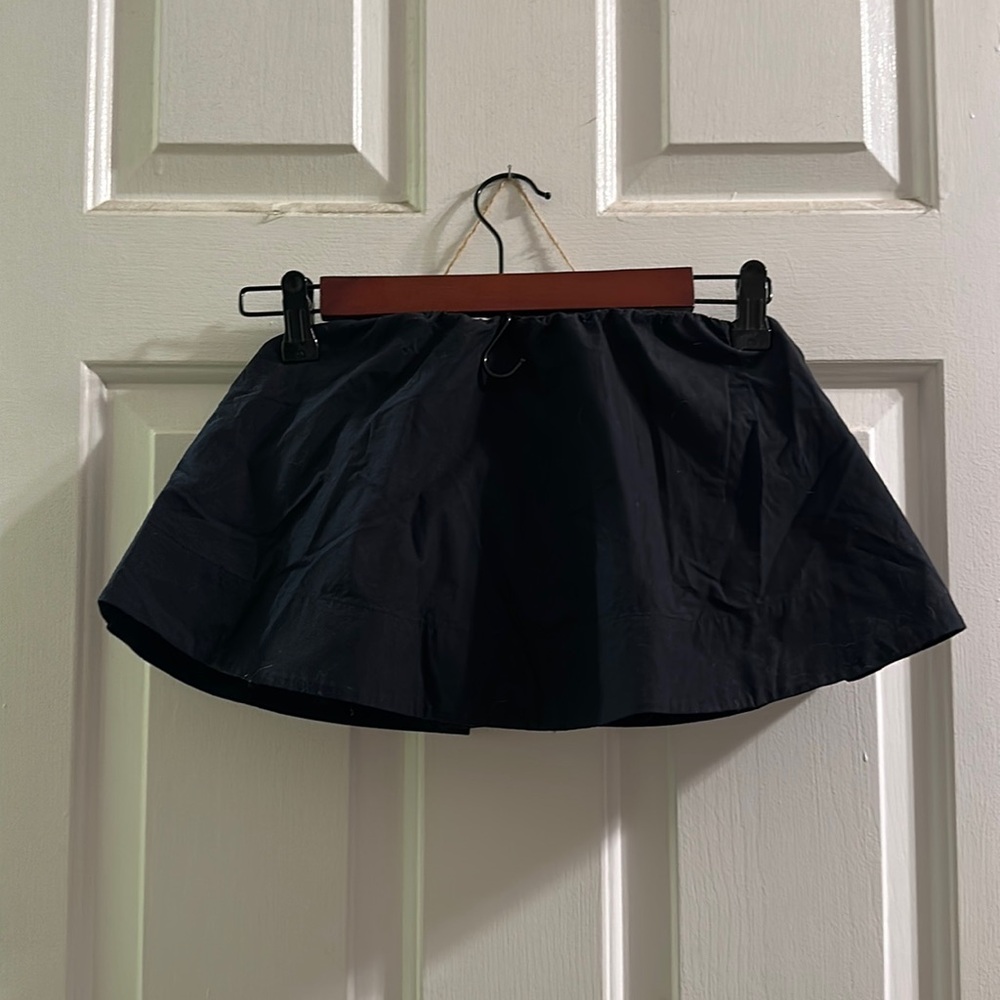 Winfred peplum crop top with smocked bodice